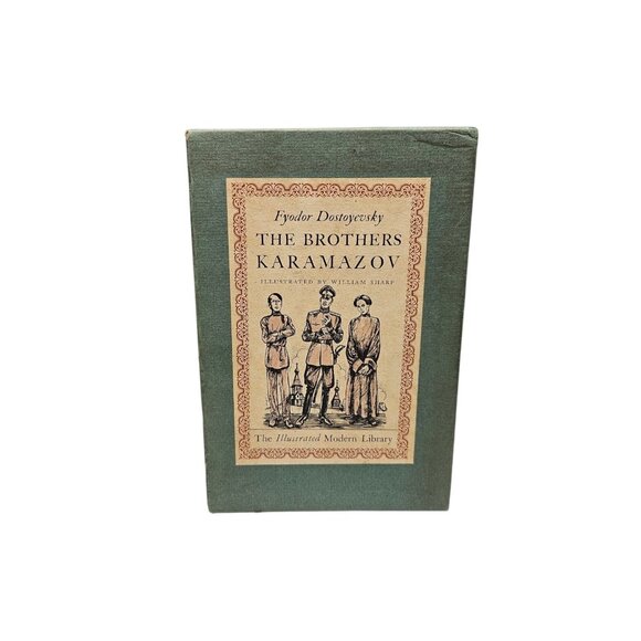 The Brothers Karamazov 1943 w/ Slipcase Dostoyevsky Illustrated Modern Library - Picture 2 of 16